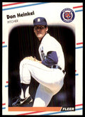 1988 Fleer Update Don Heinkel Baseball Cards #U-27