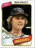 1980 Topps Baseball Cards Ron Pruitt Cleveland Indians #13