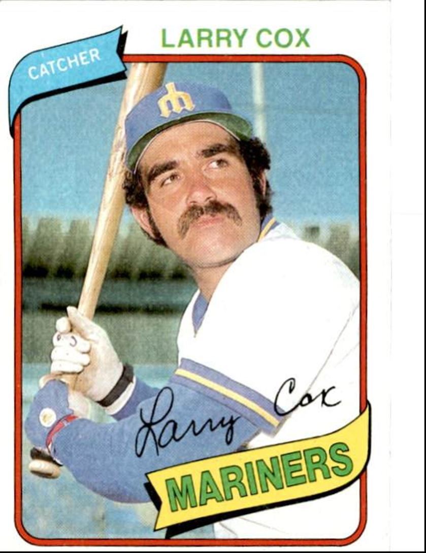 1980 Topps Baseball Cards Larry Cox Seattle Mariners #116