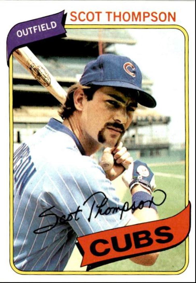 1980 Topps Baseball Cards Scot Thompson Chicago Cubs #574