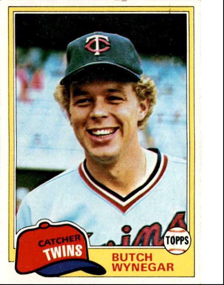1981 Topps Butch Wynegar Minnesota Twins #61