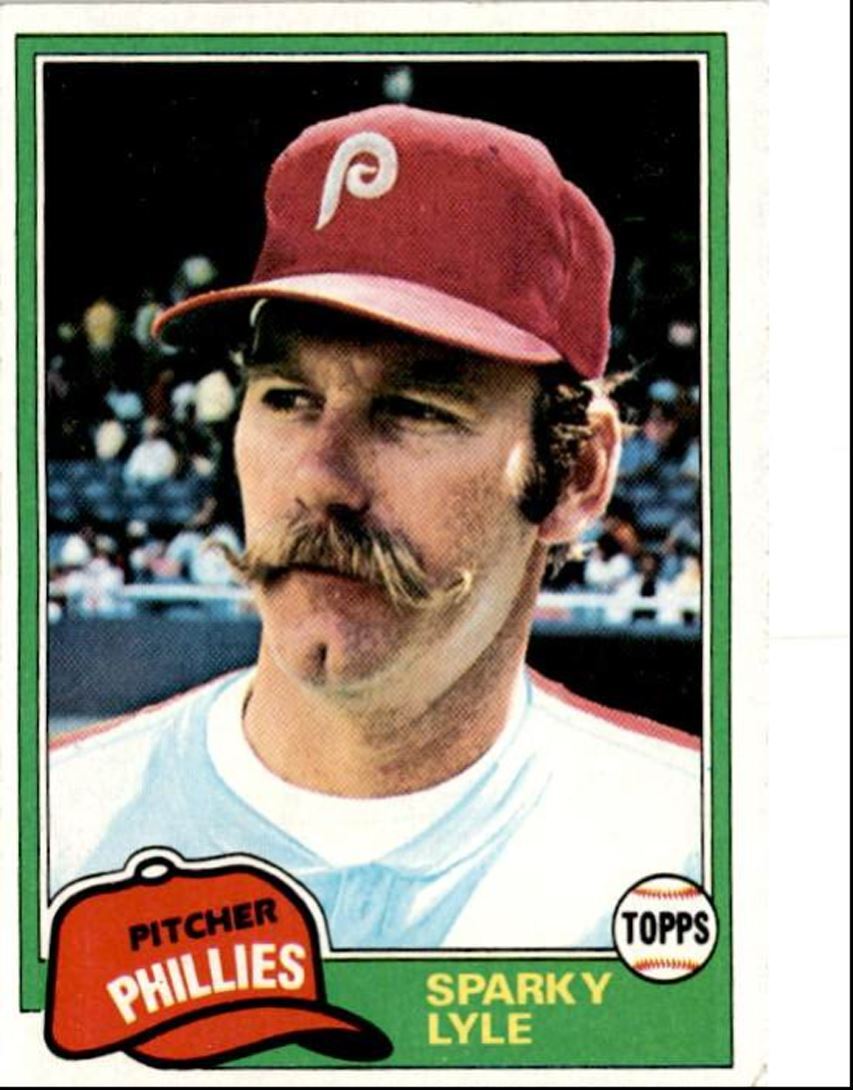 1981 Topps Sparky Lyle Philadelphia Phillies #719