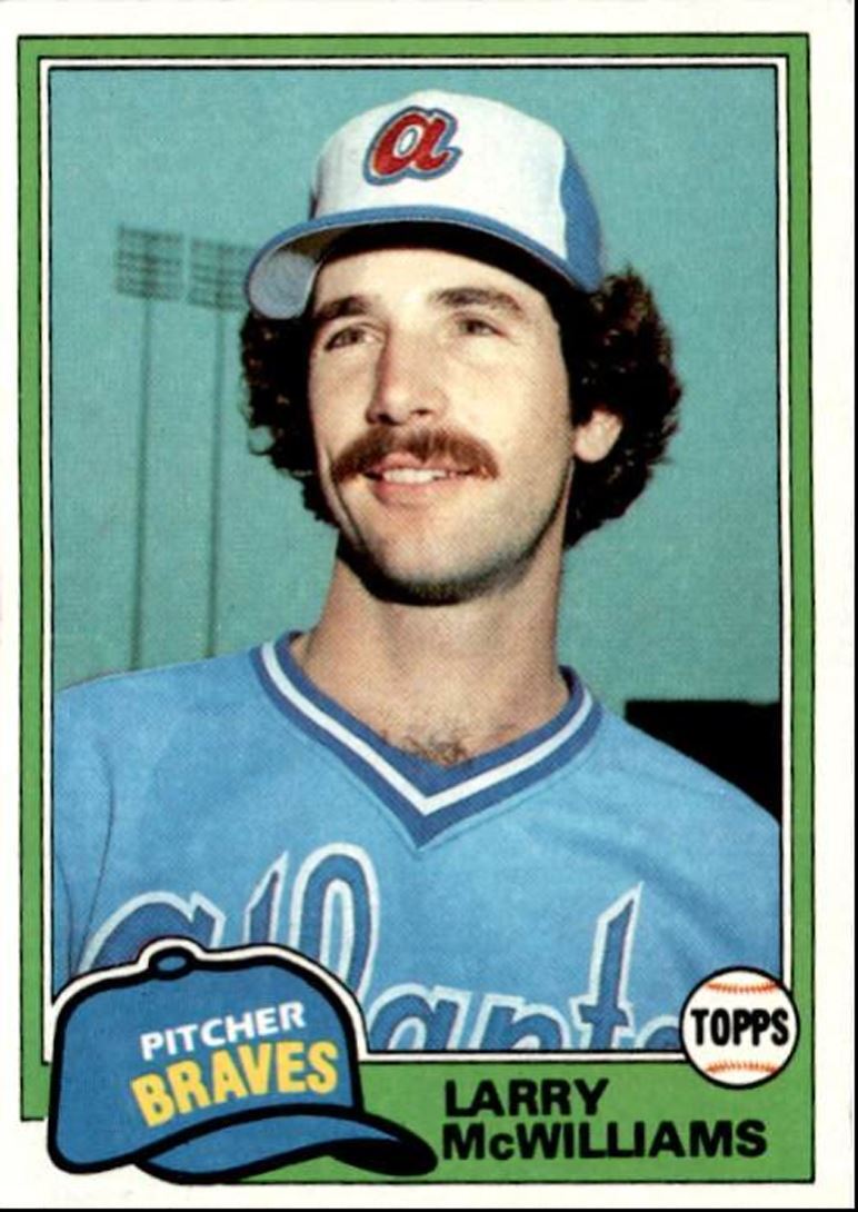1981 Topps Larry McWilliams Atlanta Braves #44