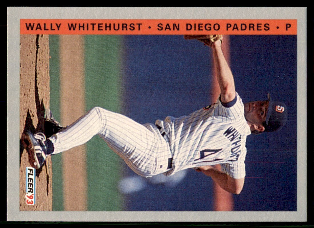 1993 Fleer Final Update Wally Whitehurst A Baseball Cards #F-147