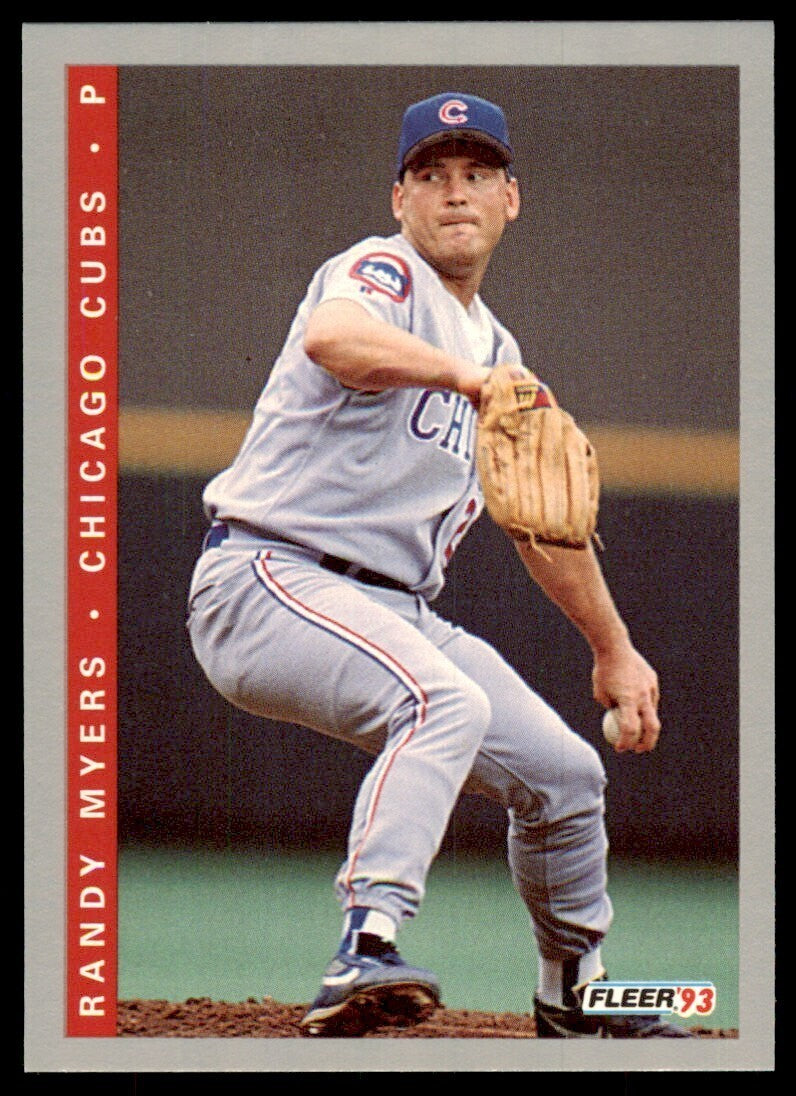 1993 Fleer Final Update Randy Myers Baseball Cards #F-10
