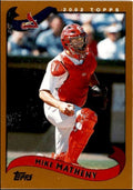 2002 Topps Mike Matheny St. Louis Cardinals #4