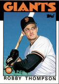 1986 Topps Traded Robby Thompson 2b San Francisco Giants #113T