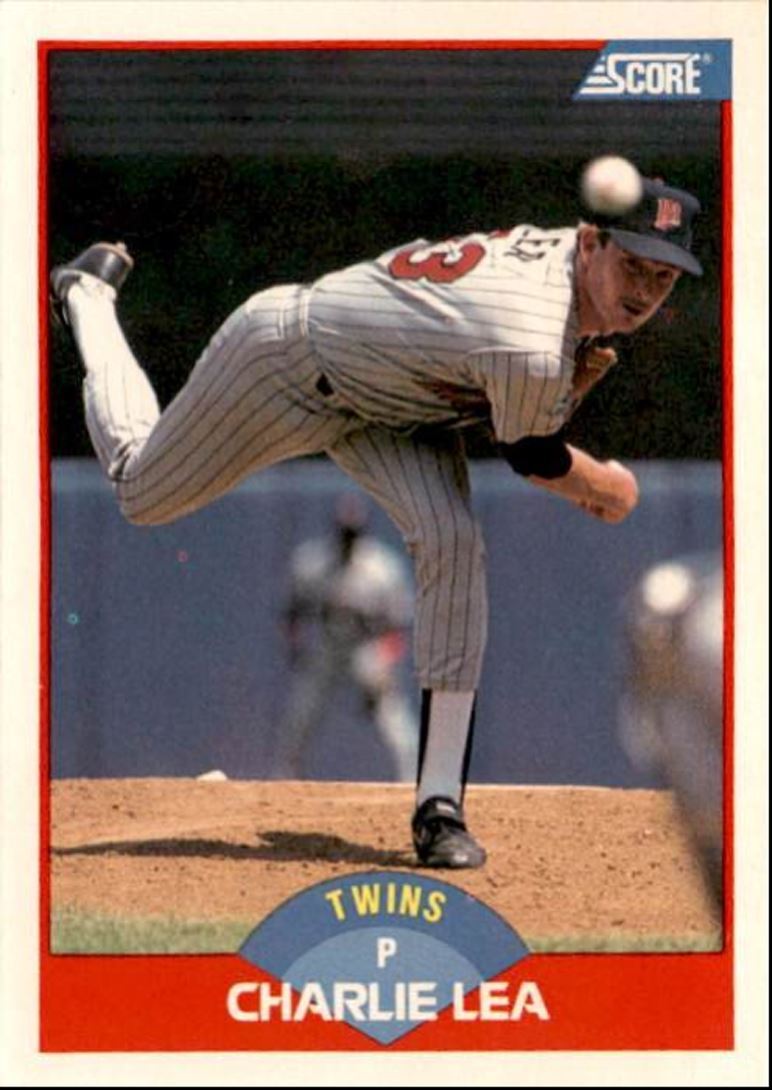 1989 Score Charlie Lea Minnesota Twins #501