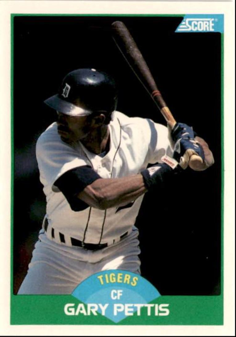1989 Score Gary Pettis Detroit Tigers #26