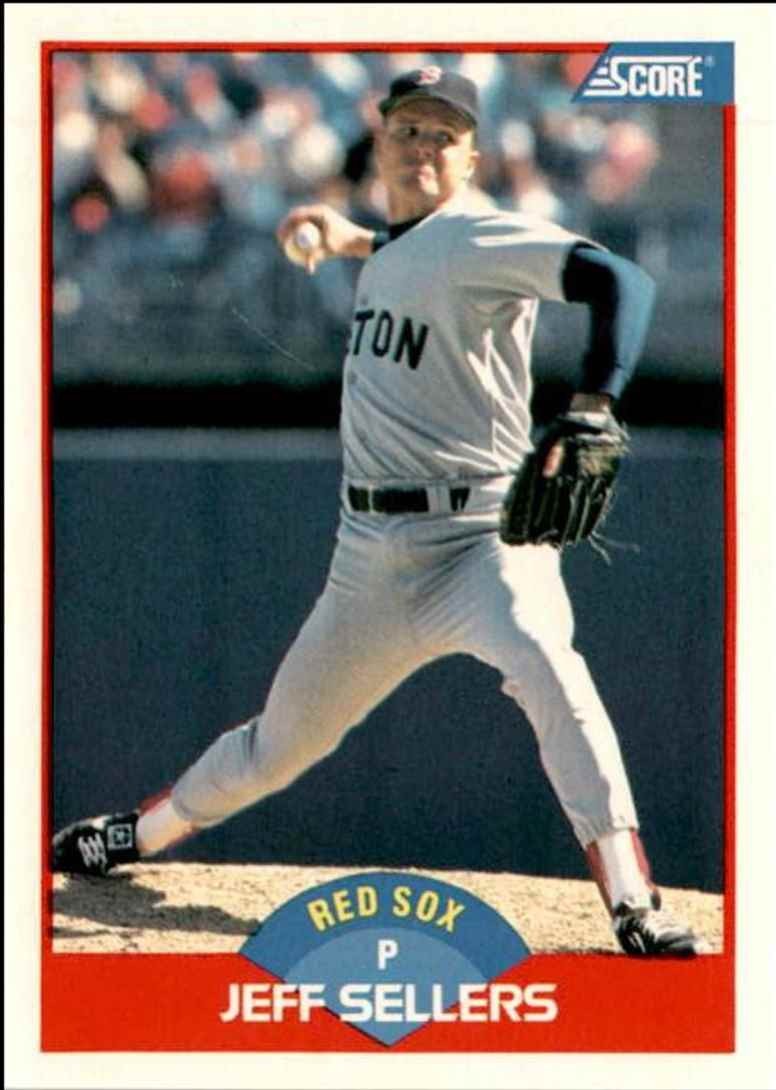 1989 Score Jeff Sellers Boston Red Sox #491