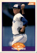 1989 Score Tom Henke Toronto Blue Jays #318