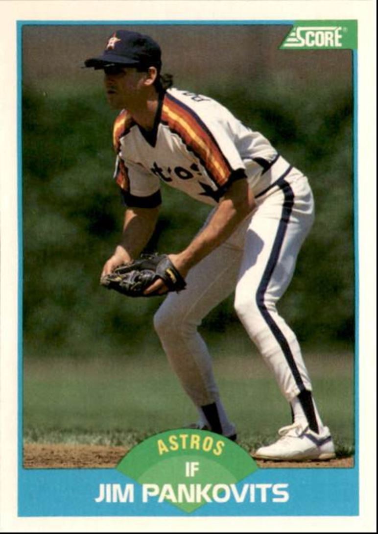 1989 Score Jim Pankovits Houston Astros #192