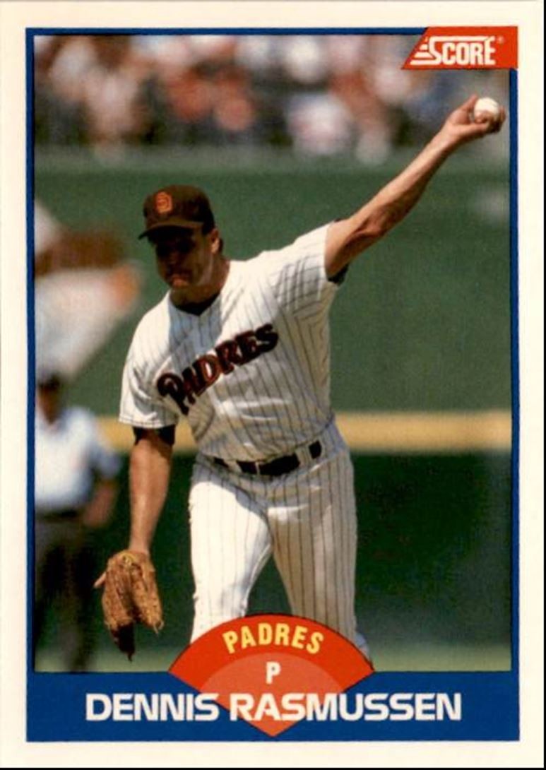 1989 Score Dennis Rasmussen San Diego Padres #562
