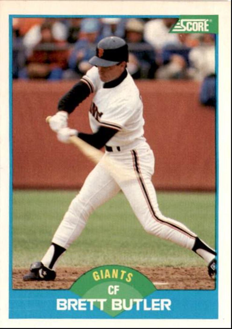 1989 Score Brett Butler San Francisco Giants #216