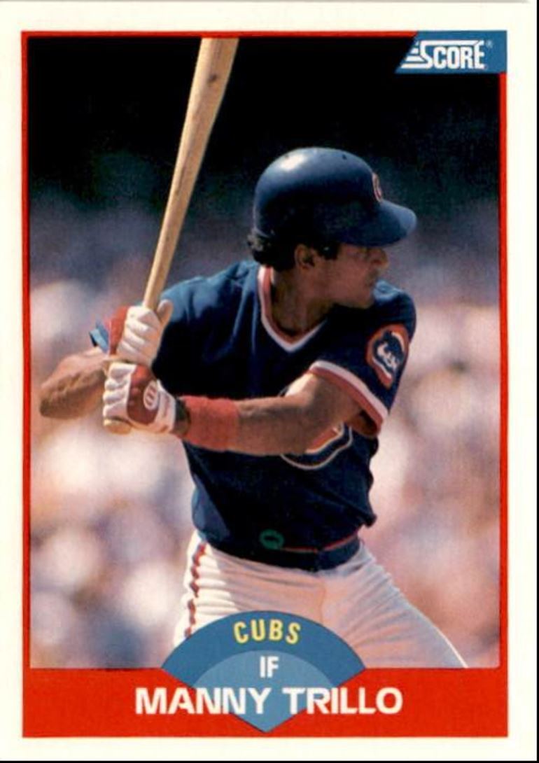 1989 Score Manny Trillo Chicago Cubs #446