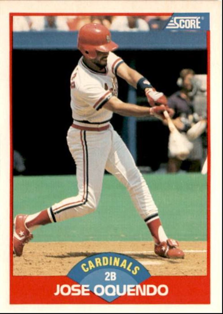 1989 Score Jose Oquendo St. Louis Cardinals #529