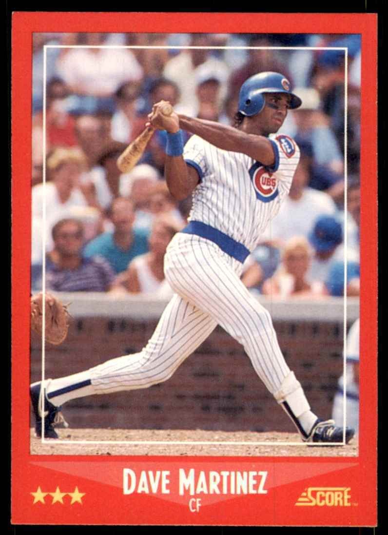 1988 Score Dave Martinez Baseball Cards #223