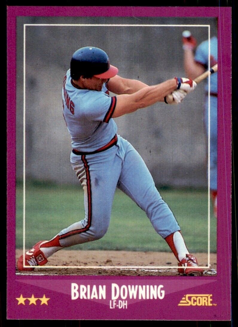 1988 Score Brian Downing A Baseball Cards #44