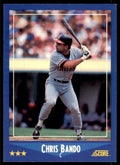 1988 Score Chris Bando Baseball Cards #172