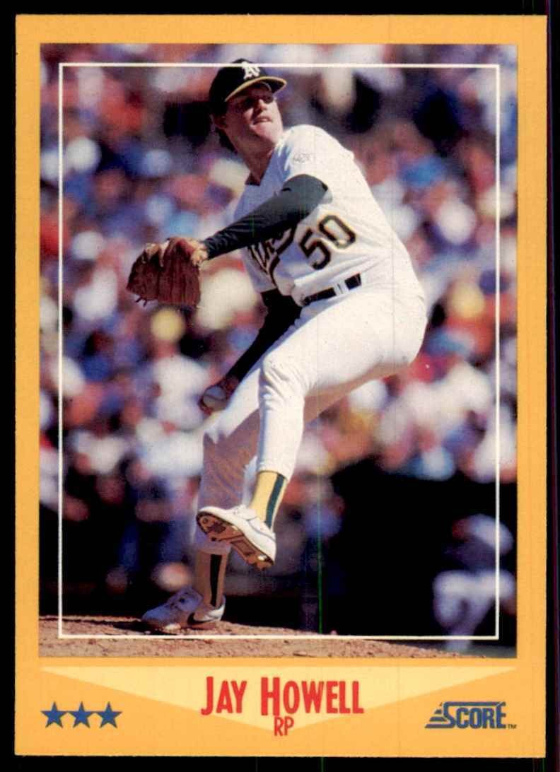 1988 Score: Jay Howell Baseball Cards #522