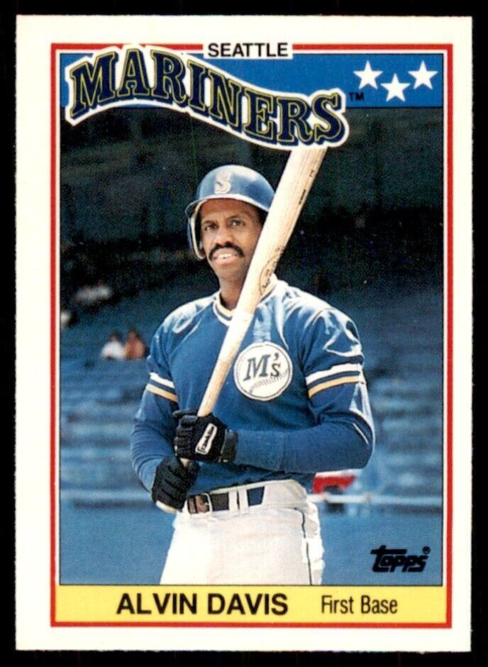 1988 Topps American Baseball Alvin Davis Baseball Cards #17