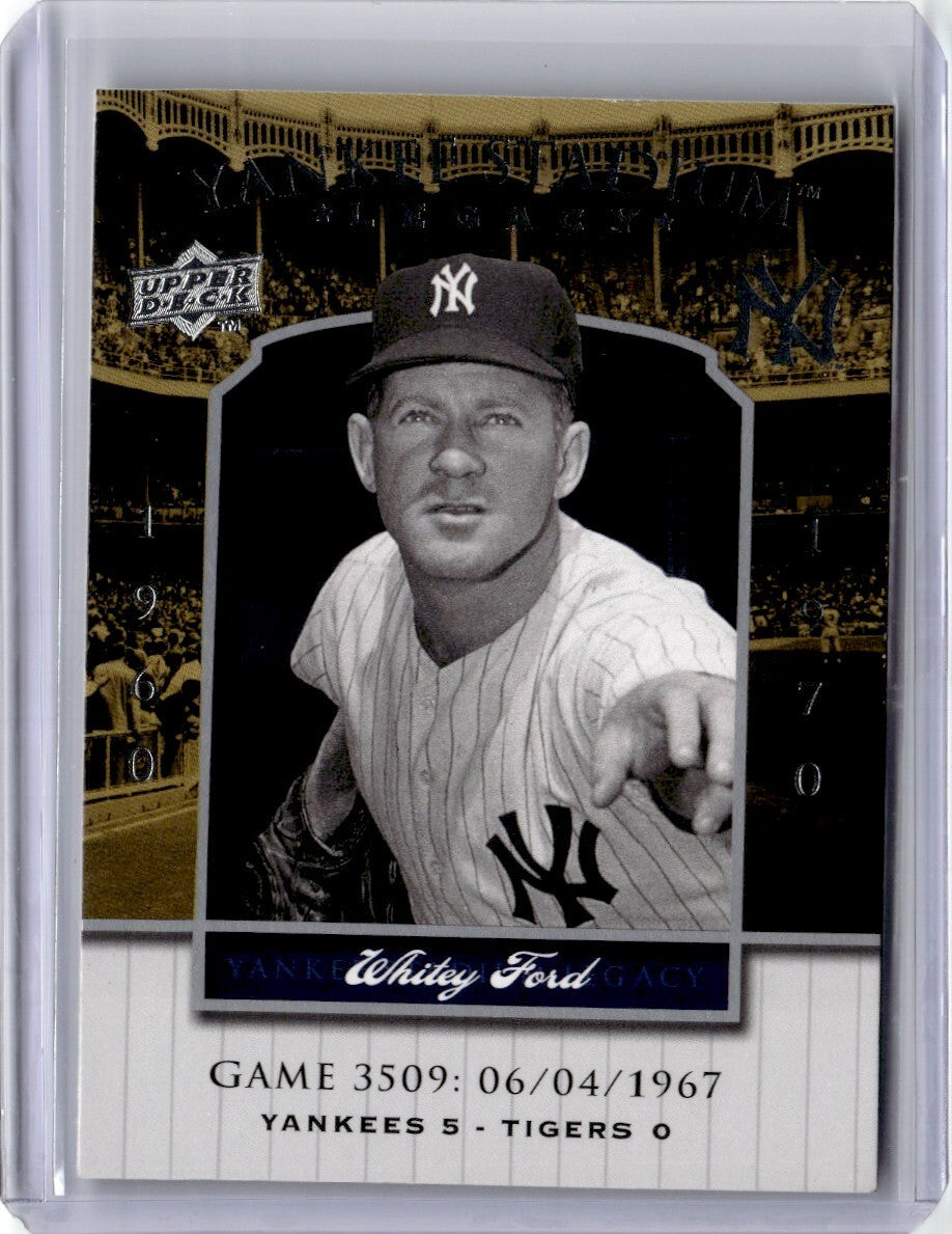 2008 Upper Deck Whitey Ford Baseball Card #3509