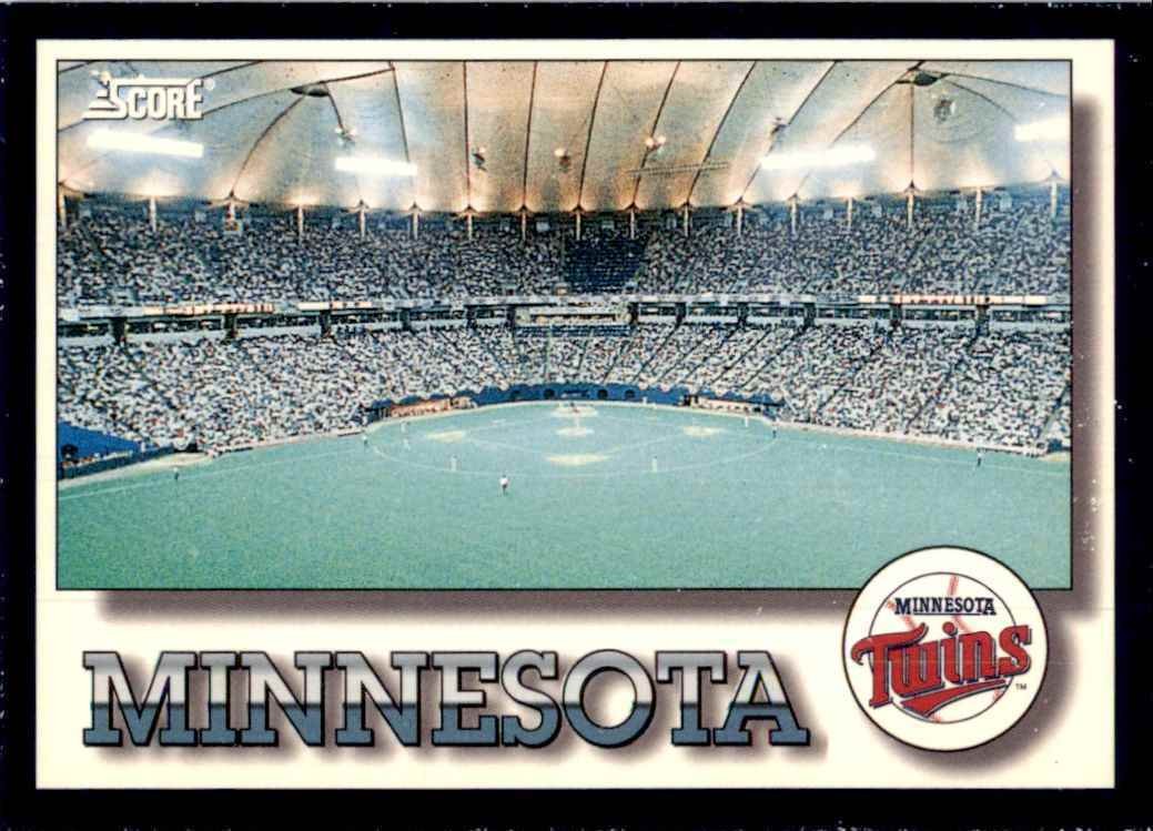 1994 Score Minnesota Twins checklist B Baseball Cards #325