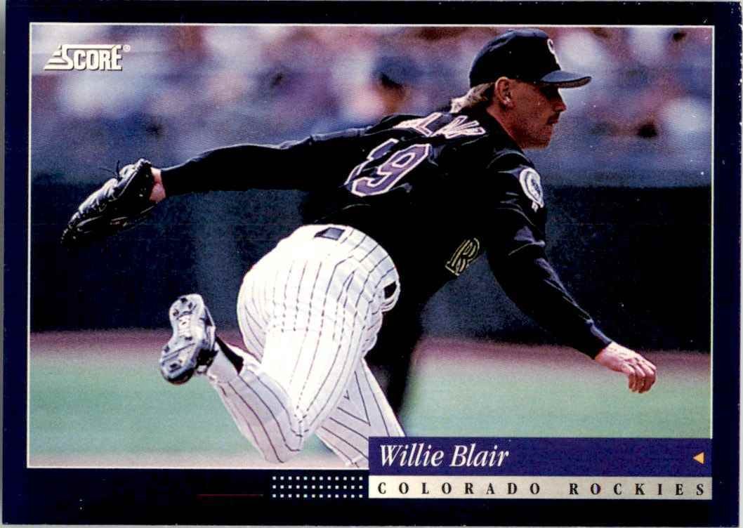 1994 Score Willie Blair A Baseball Cards #118