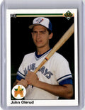 1990 Upper Deck John Olerud Baseball Card Toronto Blue Jays #56