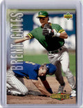 1993 Upper Deck Brent Gates Baseball Card Oakland Athletics #504