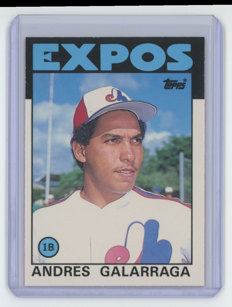 1986 Topps Traded Andres Galarraga Baseball Card A Montreal Expos #40T