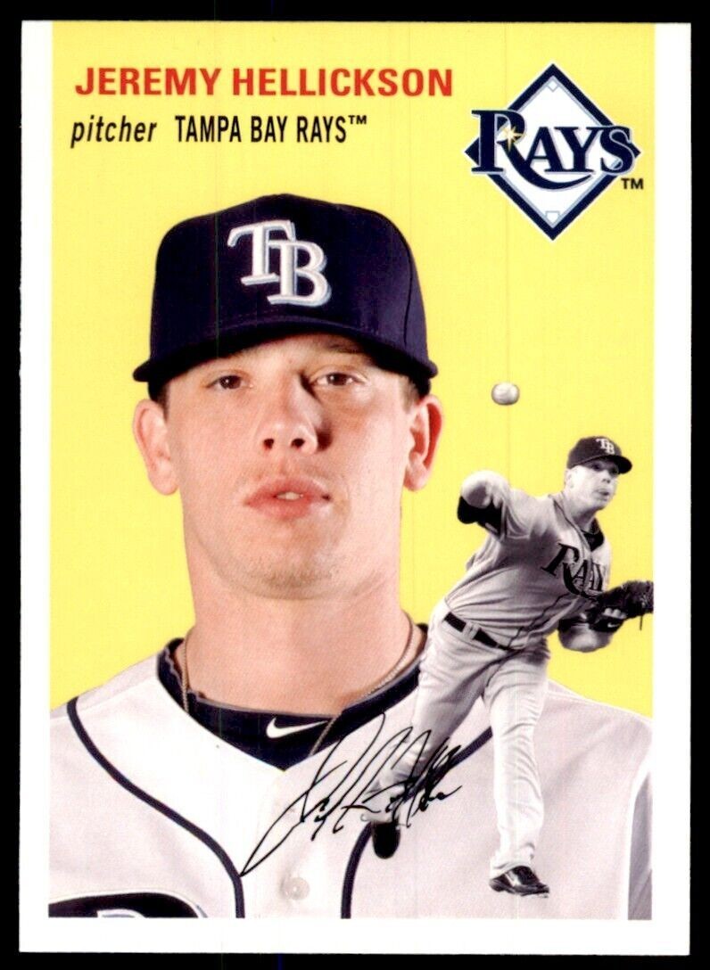 2012 Topps Archives Jeremy Hellickson Baseball Card Tampa Bay Rays #21