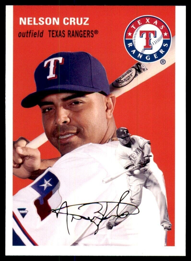 2012 Topps Archives Nelson Cruz Baseball Card Texas Rangers #40