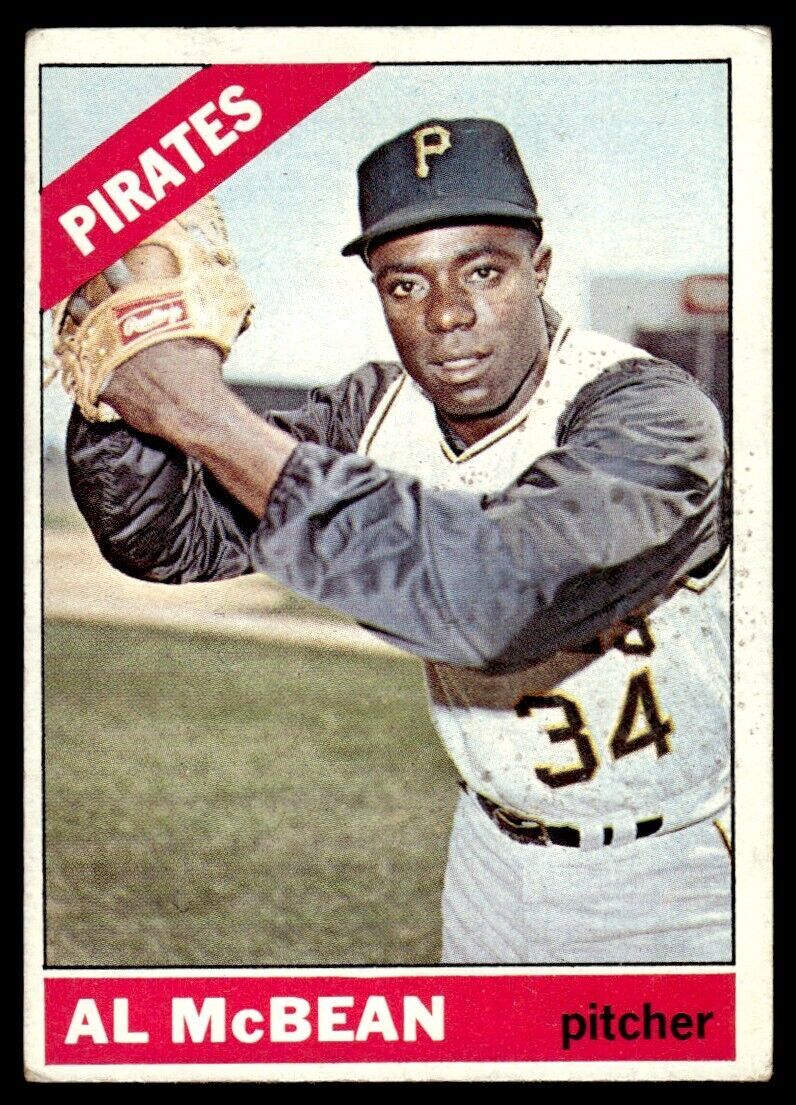 1966 Topps Baseball Card Al McBean B Pittsburgh Pirates #353