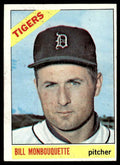 1966 Topps Baseball Card Bill Monbouquette B Detroit Tigers #429