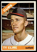 1966 Topps Baseball Card Ty Cline F Chicago Cubs #306
