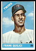 1966 Topps Baseball Card Frank Quilici Rookie B Minnesota Twins #207