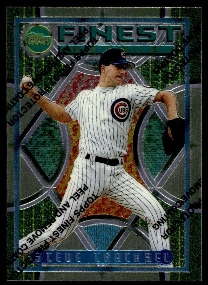 1995 Topps Finest w Coating Steve Trachsel Chicago Cubs #18