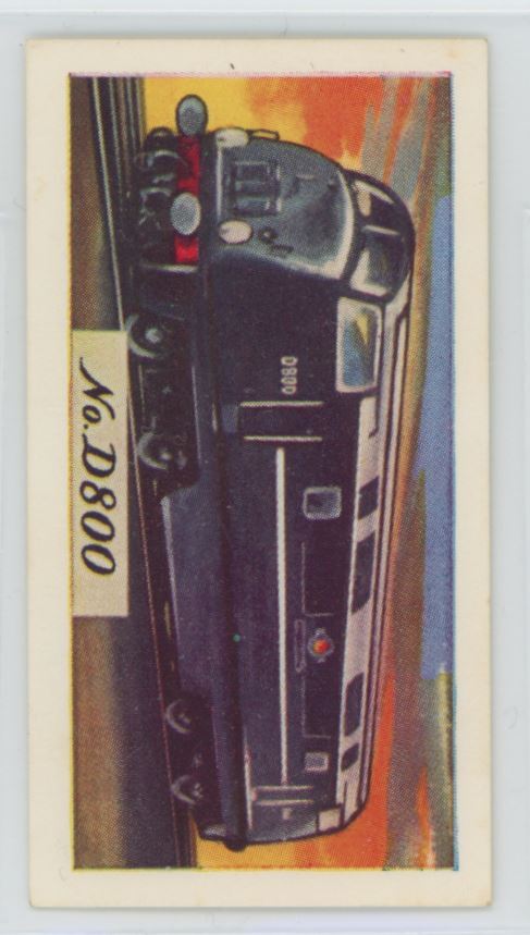1962 Lyons Maid Cigarette Tobacco Card No. D800 Train Spotters #2