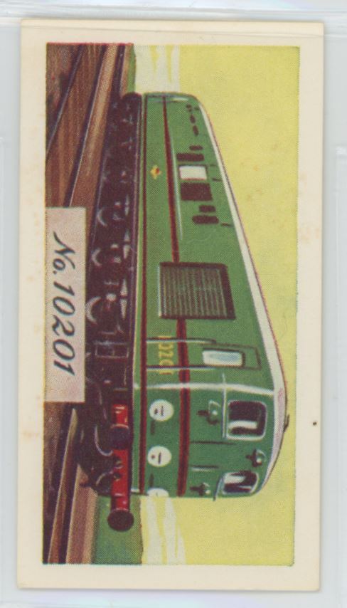 1962 Lyons Maid Cigarette Tobacco Card No. 10201 Train Spotters #32