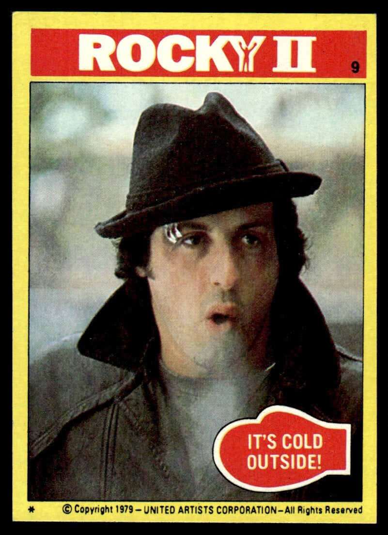 1979 Rocky II Card It's Cold Outside! C #9