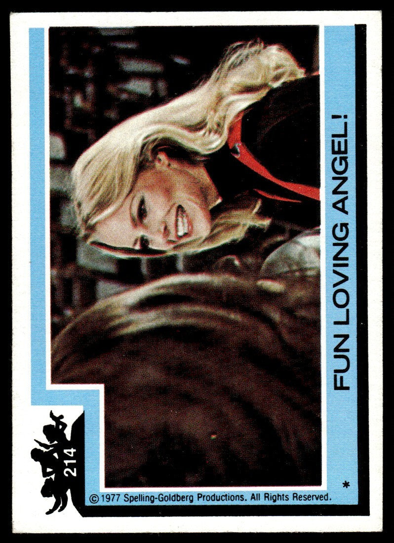 1977 Charlie's Angels Card Fun Loving Angel #214