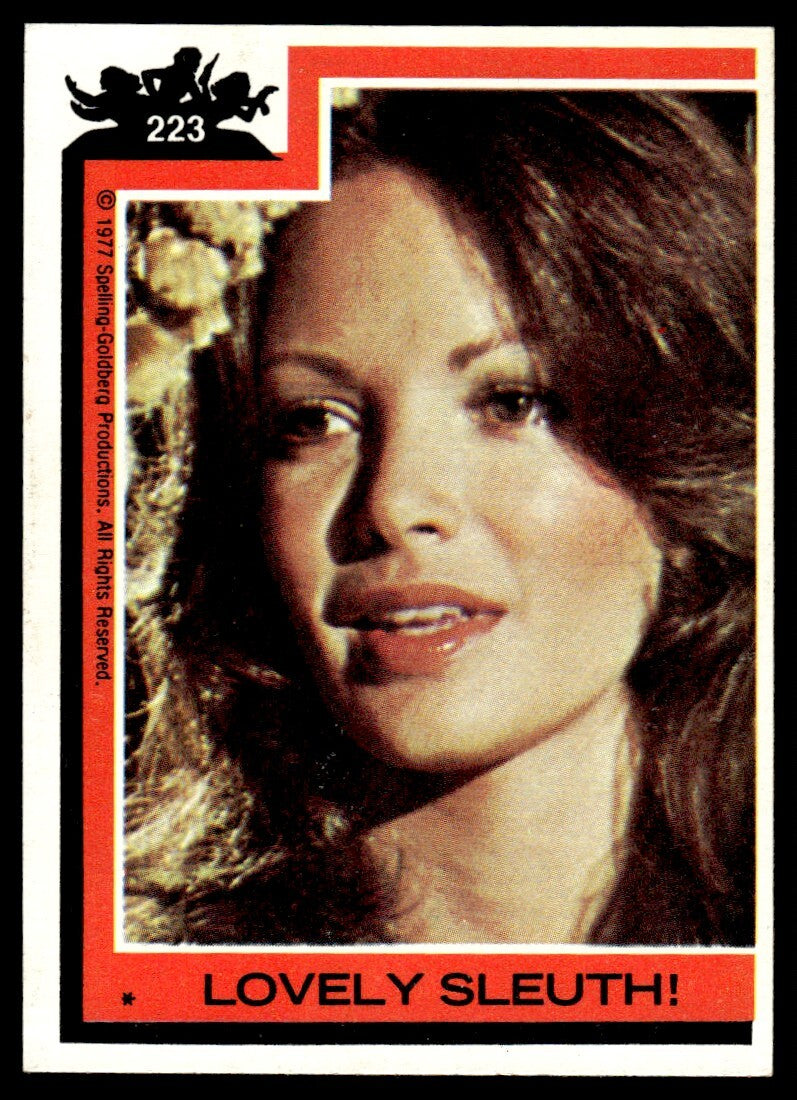 1977 Charlie's Angels Card Lovely Sleuth #223