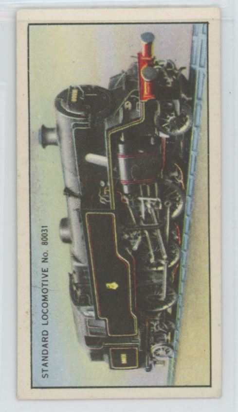 1954 Daily Ice Cream British Modern Locomotives Tobacco Card Standard Locomotive