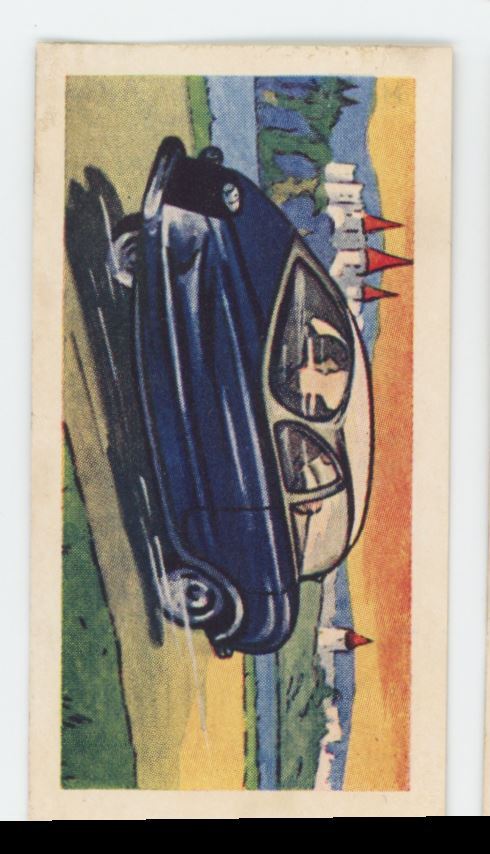 1959 Mills Filtertips Mini Cars Scooters Tobacco Card Fuldamobil #4