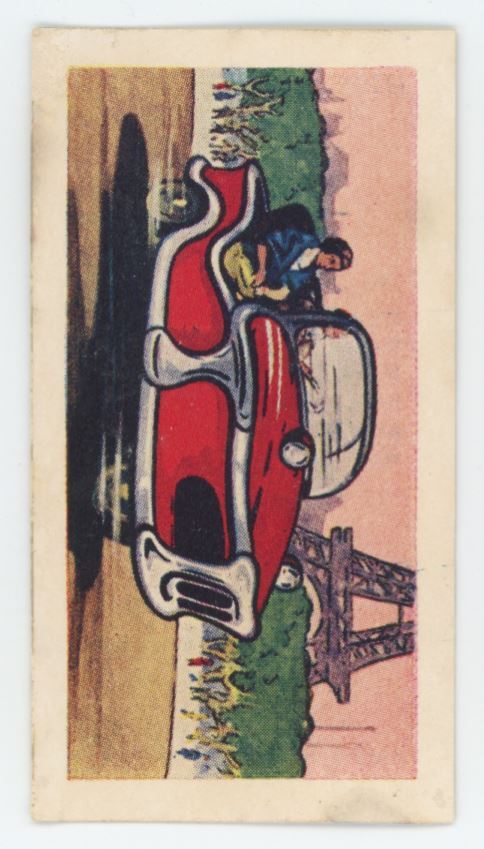 1959 Mills Filtertips Mini Cars Scooters Tobacco Card Microcar #2