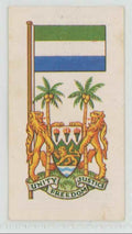 1967 Brooke Bond Tea Flags Emblems Of The World Sierra Leone #12