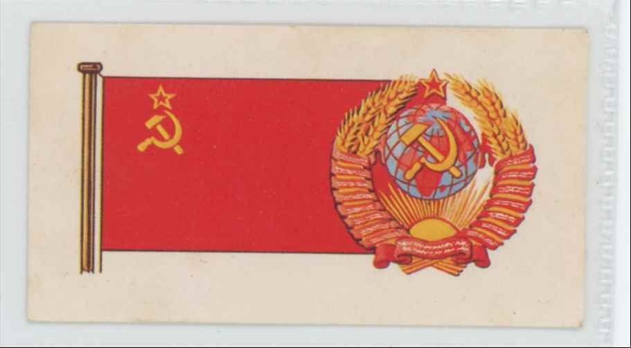 1967 Brooke Bond Tea Flags Emblems Of The World U.S.S.R. #38
