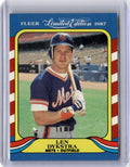 1987 Fleer Limited Edition Len Dykstra Baseball Card New York Mets #13