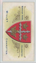 1906 Wills's Cigarettes Borough Arms Colchester #117